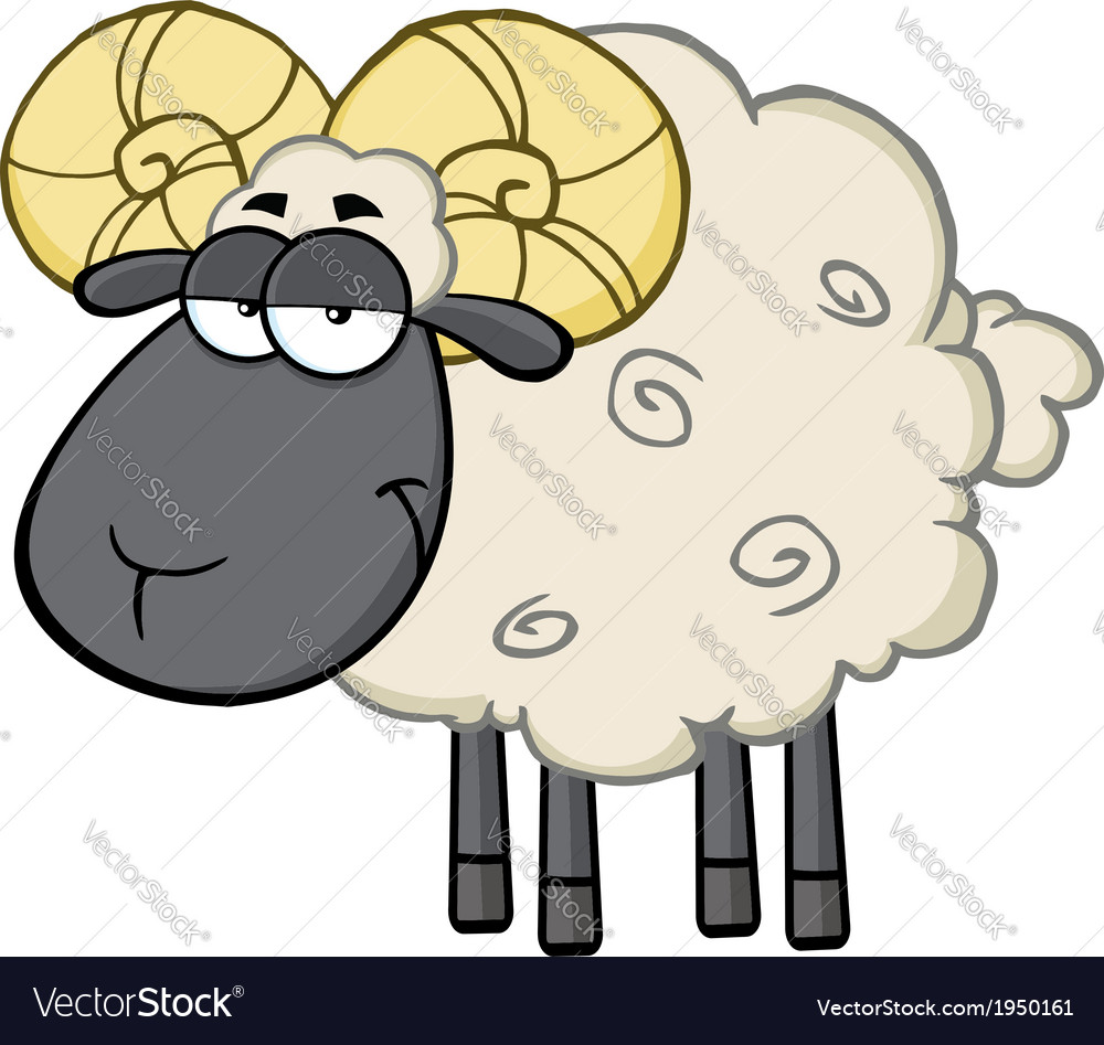 Cartoon sheep Royalty Free Vector Image - VectorStock