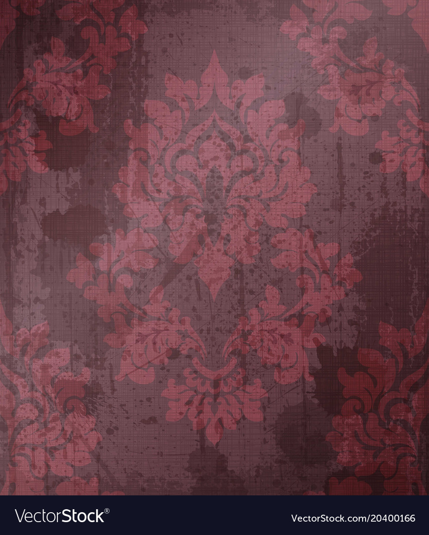 Damask pattern ornament decor baroque Royalty Free Vector