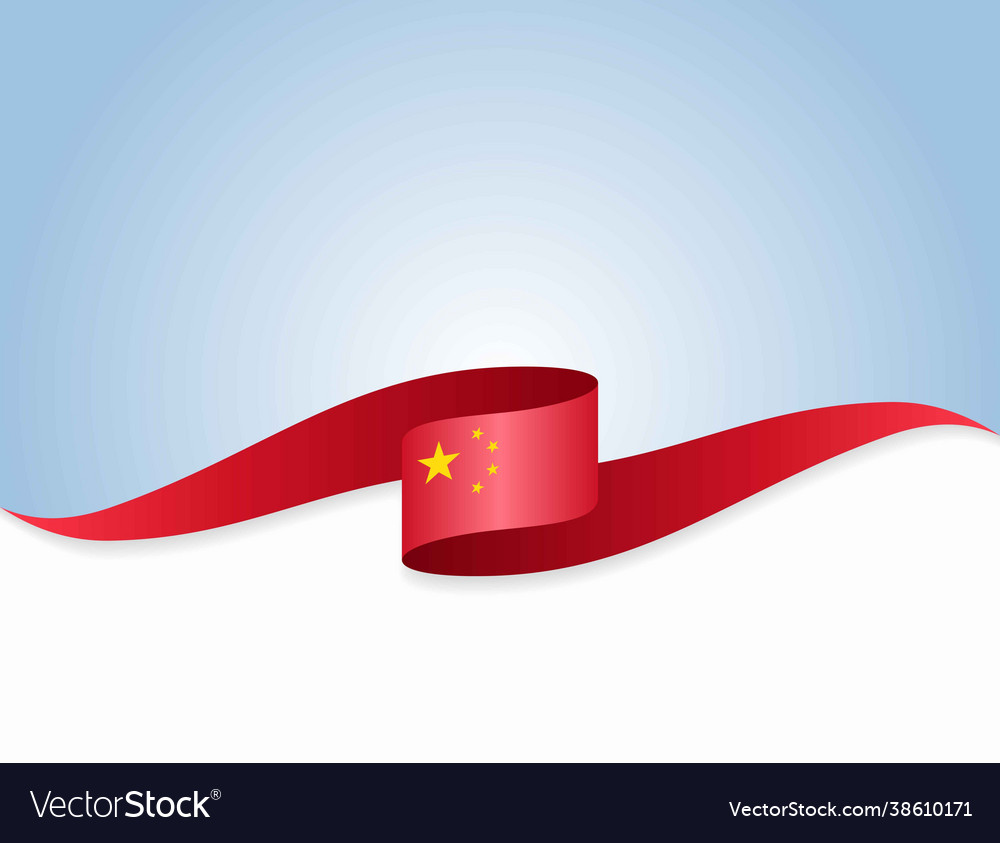 Chinese Flag Wavy Abstract Background Royalty Free Vector Chinese Flag Wavy Abstract Background Royalty Free Vector