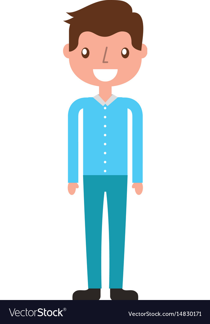 Handsome Icon Boy Royalty Free Vector Image - Vectorstock