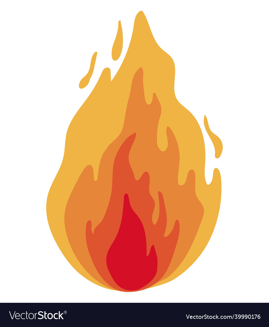 Nice flame design Royalty Free Vector Image - VectorStock