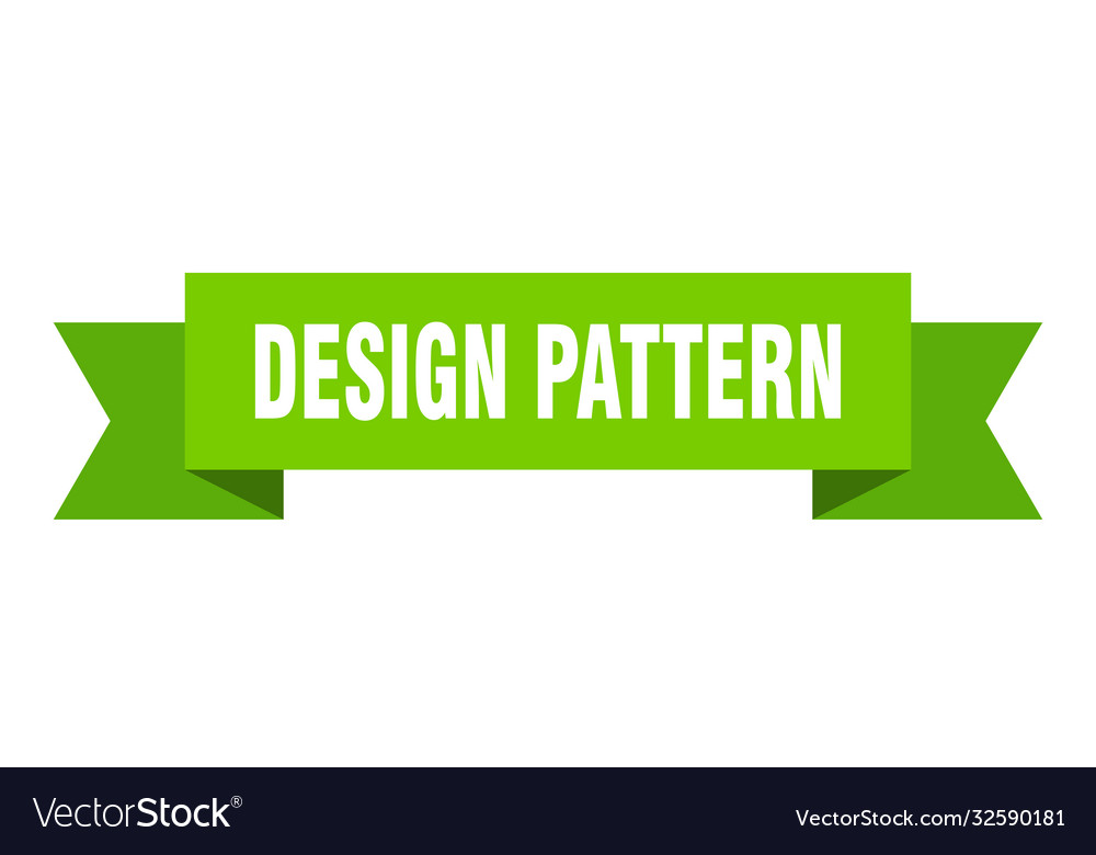 Design pattern ribbon paper band Royalty Free Vector Image