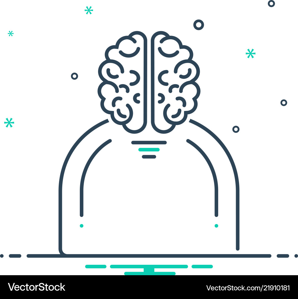 Human brain Royalty Free Vector Image - VectorStock