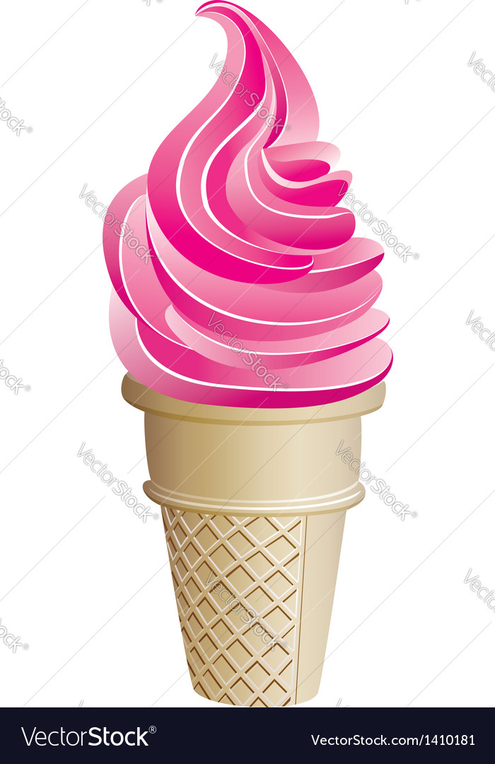 Icecream cone Royalty Free Vector Image - VectorStock