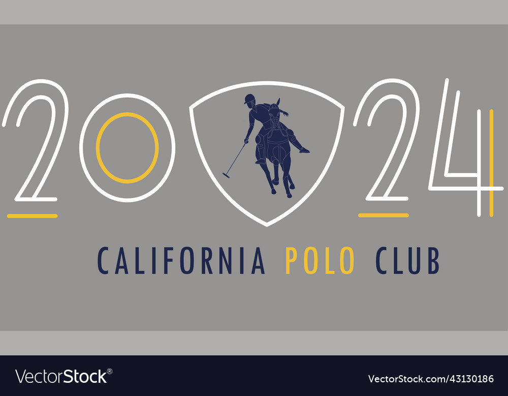 2024 Polo Club Graphic File Royalty Free Vector Image   2024 Polo Club Graphic File Vector 43130186 