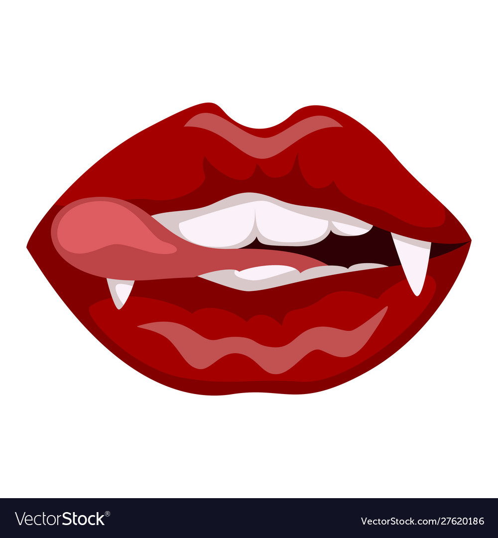 red fangs clipart