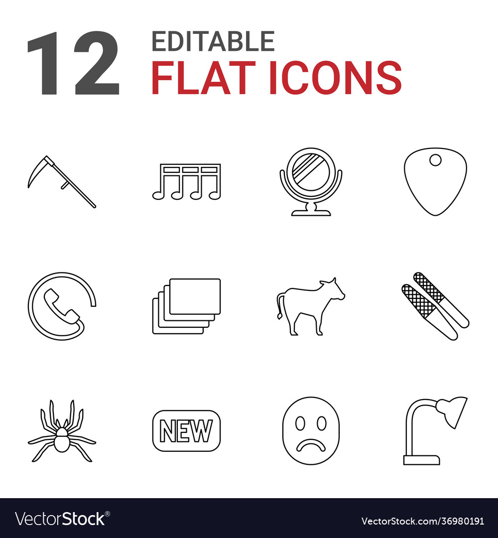 Art Icons Royalty Free Vector Image - Vectorstock