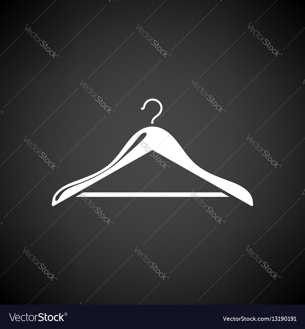 Cloth hanger icon Royalty Free Vector Image - VectorStock