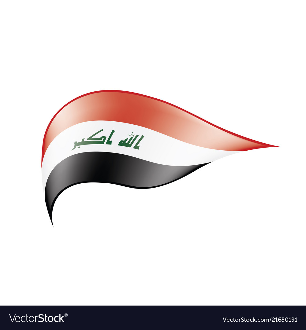 Iraqi flag Royalty Free Vector Image - VectorStock