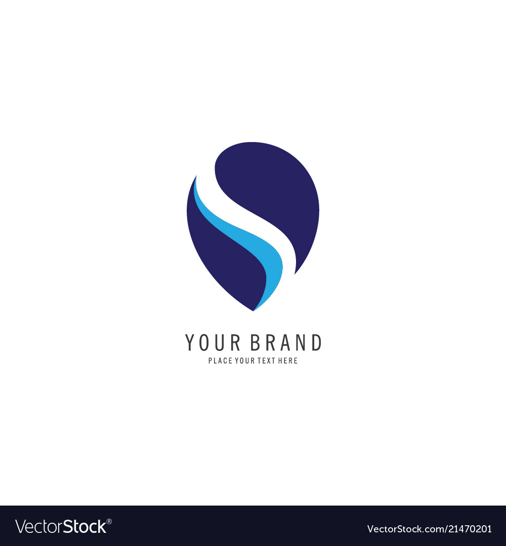 Letter s concept logo vector image Letter s concept logo
