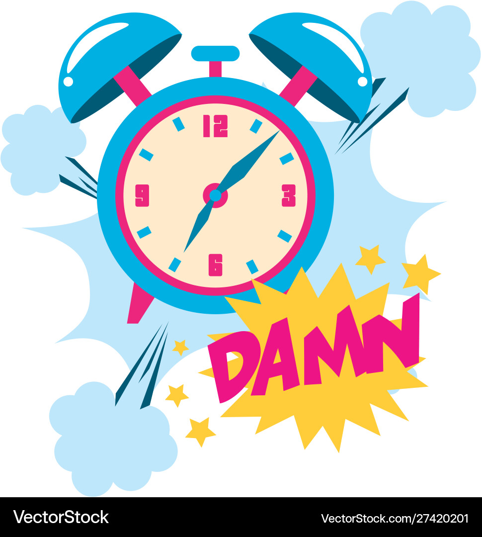 Retro clock icon Royalty Free Vector Image - VectorStock