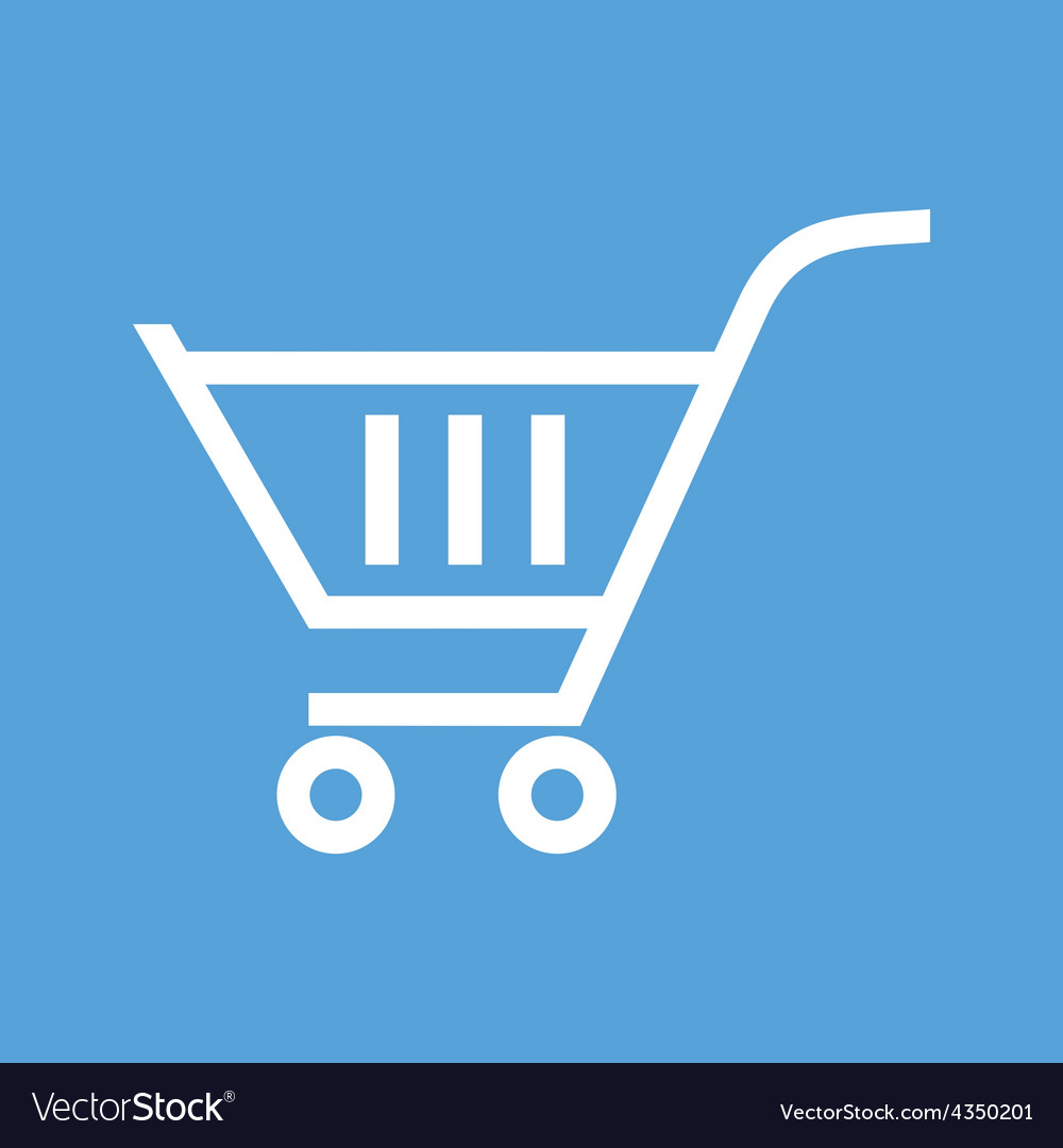 Shopping cart Royalty Free Vector Image - VectorStock