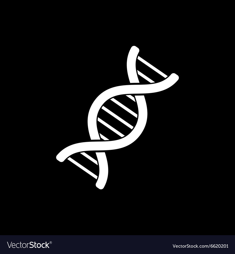 The dna icon Genetics and medicine molecule Vector Image