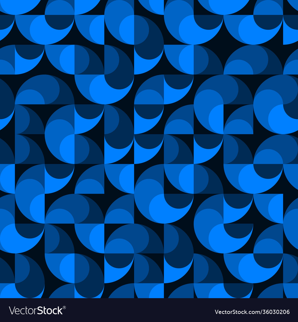 Half circle elements modern seamless pattern Vector Image
