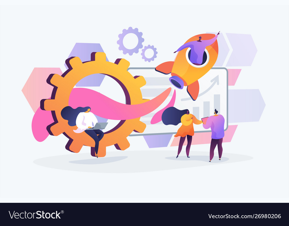Productivity concept Royalty Free Vector Image