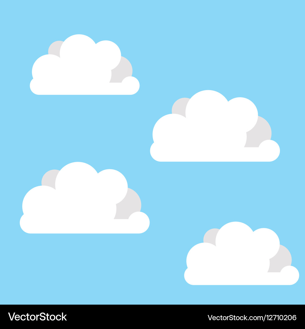 Sky with clouds Royalty Free Vector Image - VectorStock