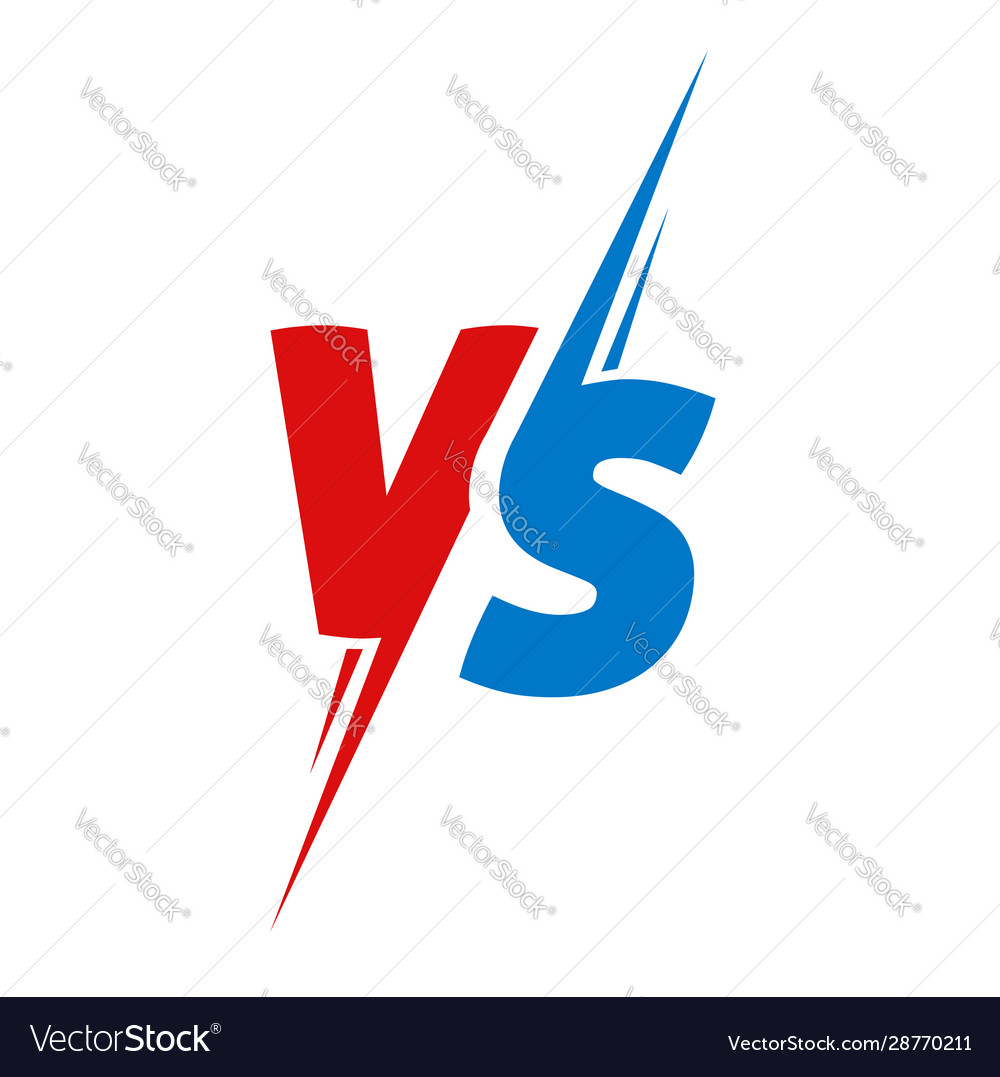 Versus battle Royalty Free Vector Image - VectorStock