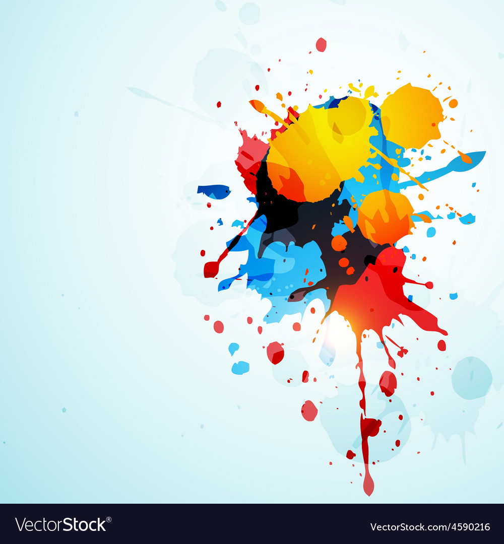 Grunge splash Royalty Free Vector Image - VectorStock