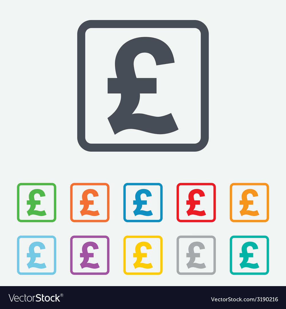 Pound Sign Icon Gbp Currency Symbol Vector Image On Vectorstock Pound Sign Icon Gbp Currency Symbol Vector Image