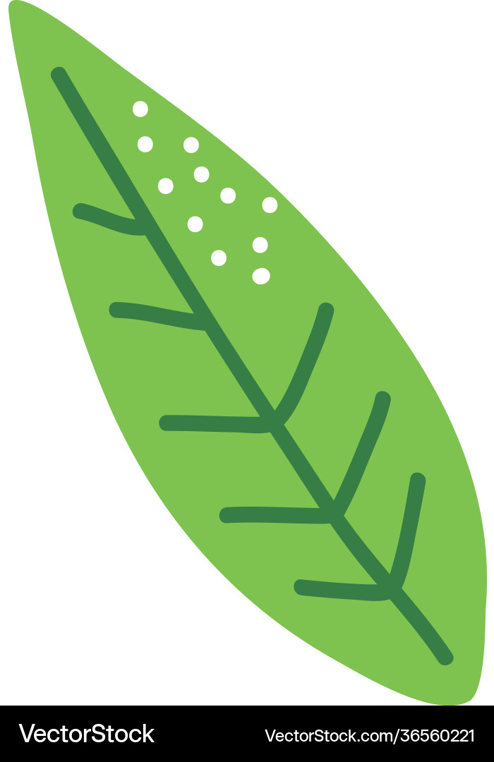 Leaf plant icon Royalty Free Vector Image - VectorStock