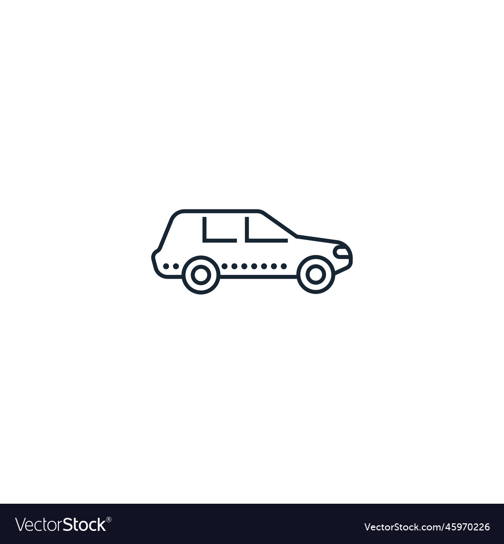 Car creative icon from transport icons collection Vector Image