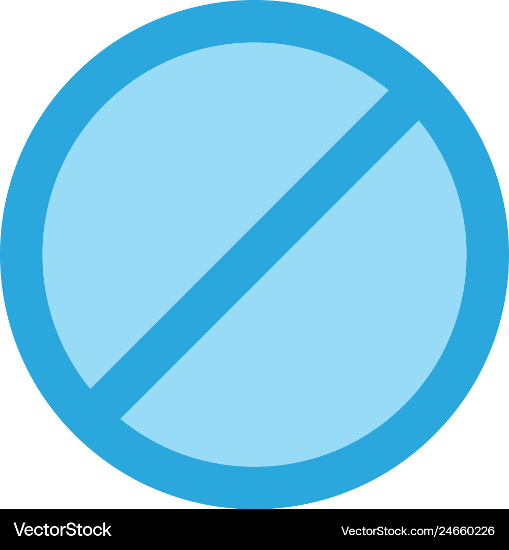 Forbidden icon Royalty Free Vector Image - VectorStock