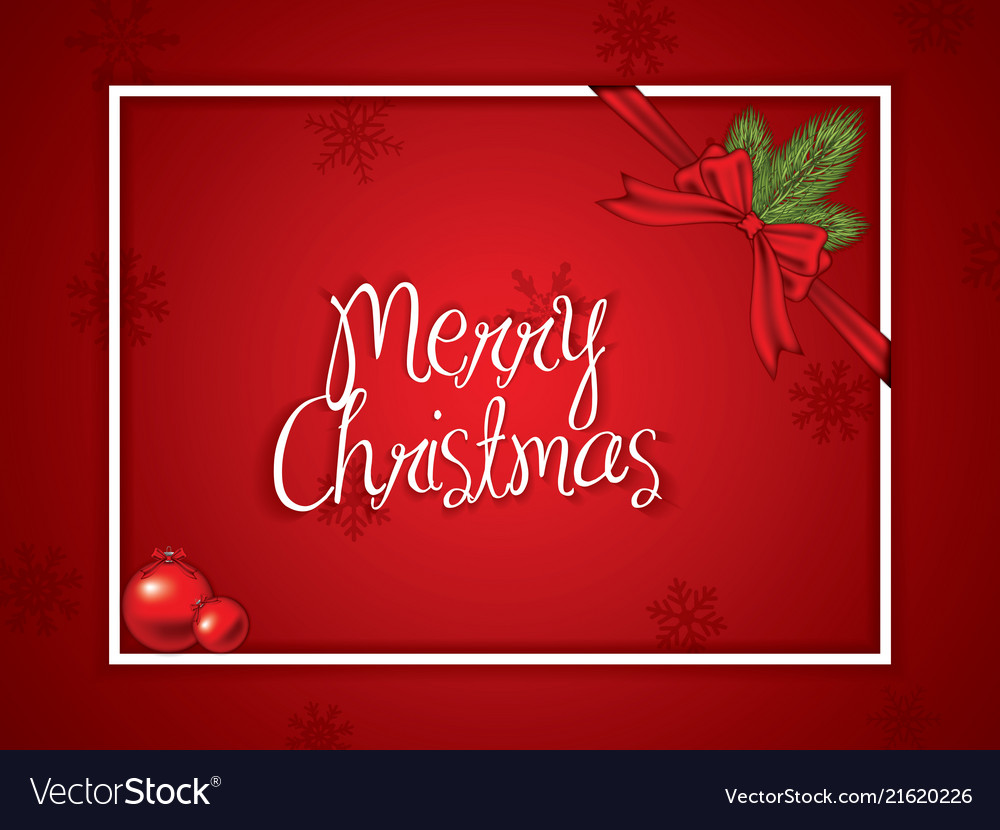 Red christmas background Royalty Free Vector Image