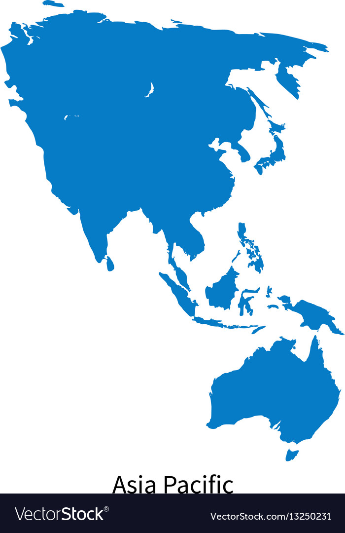 Asia Pacific Map Clip Art