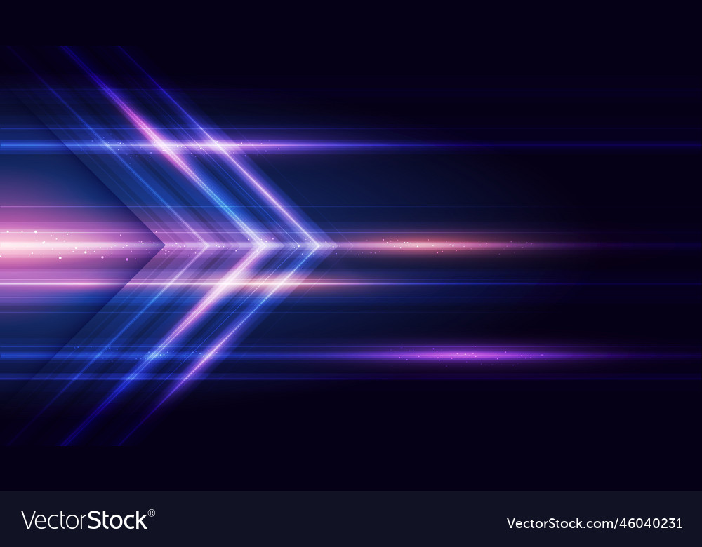 Modern abstract arrows high-speed technology Vector Image
