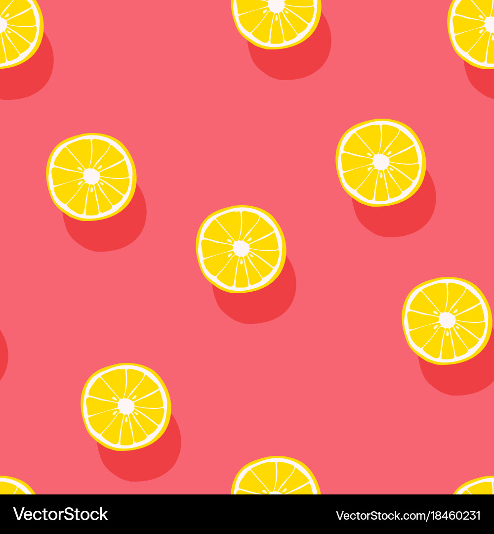 Oranges seamless pattern Royalty Free Vector Image