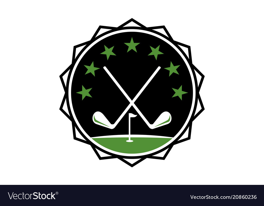 Golf club academy Royalty Free Vector Image - VectorStock