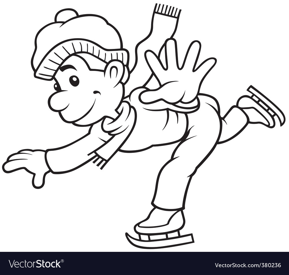 Skating Royalty Free Vector Image - VectorStock