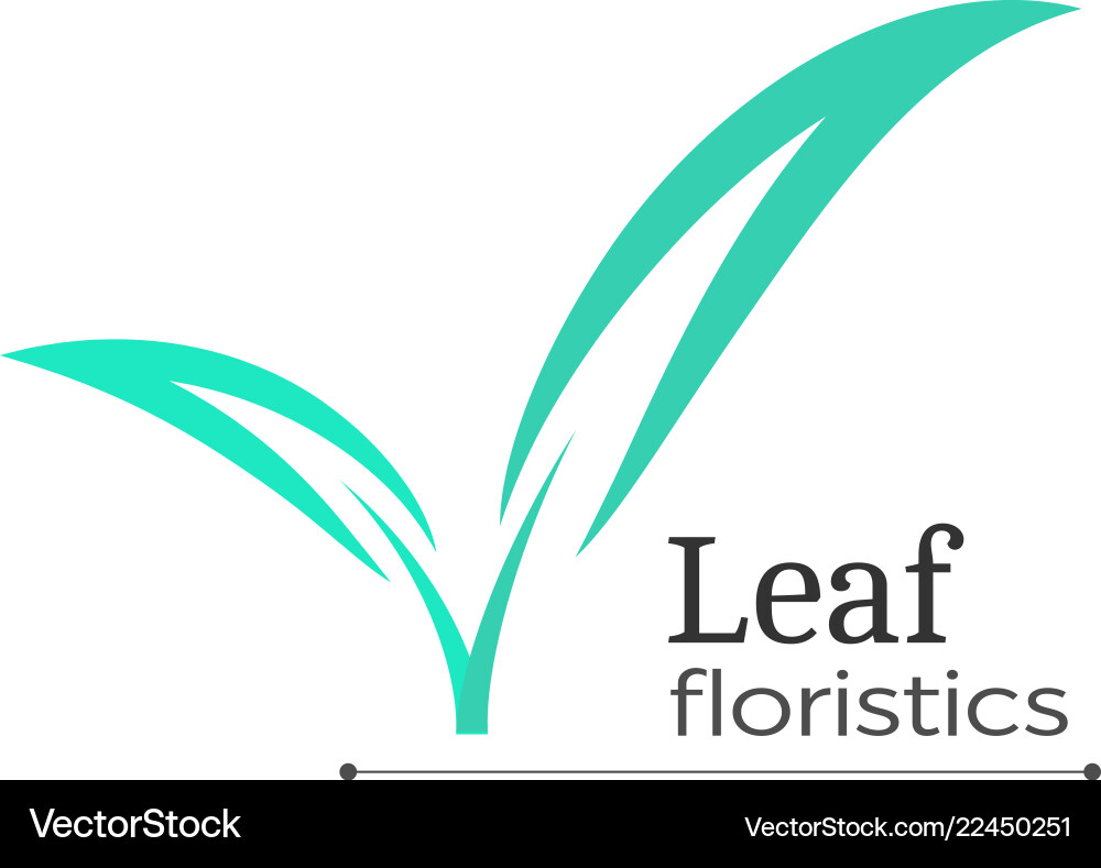 Leaf logo Royalty Free Vector Image - VectorStock