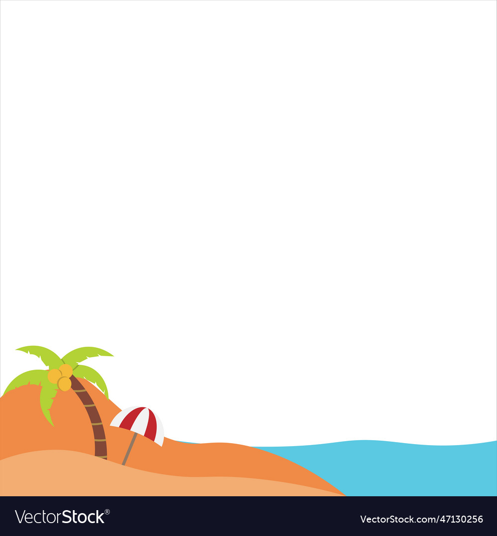 Summer beach party Royalty Free Vector Image - VectorStock