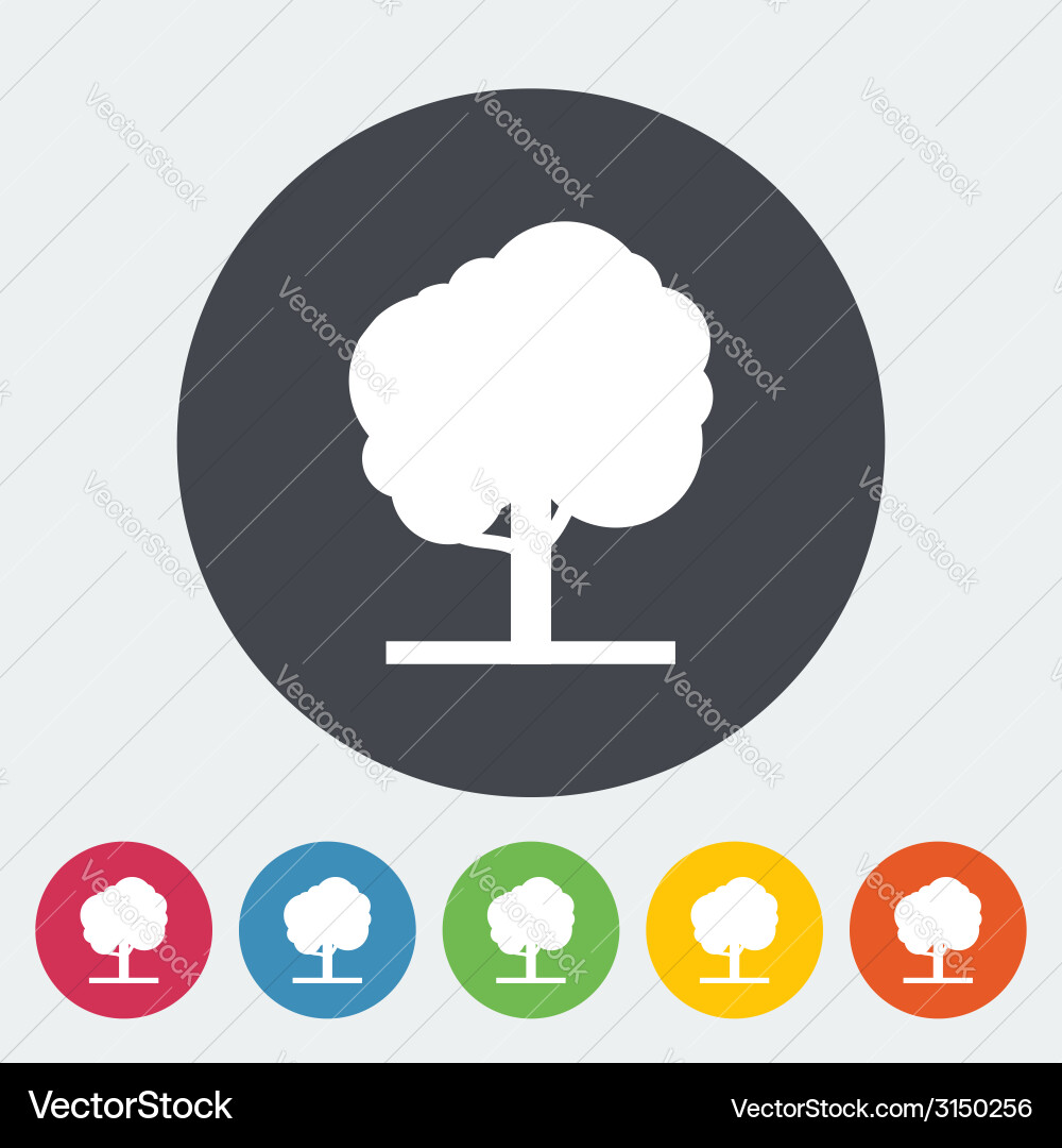 Tree icon Royalty Free Vector Image - VectorStock