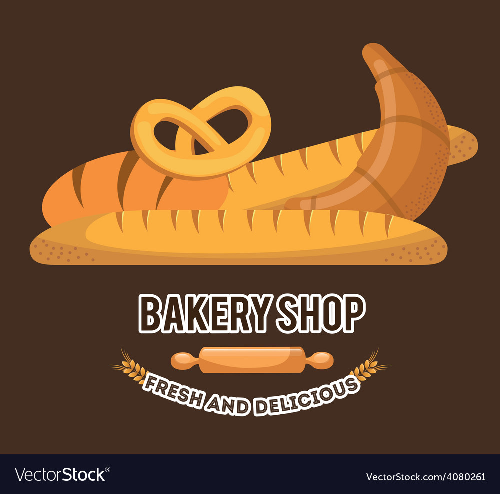 Bakery shop Royalty Free Vector Image - VectorStock