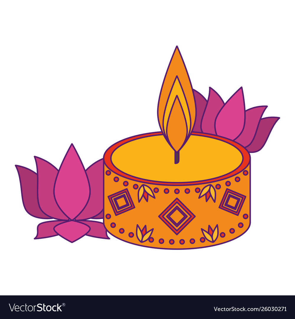 Lit candle icon cartoon isolated Royalty Free Vector Image