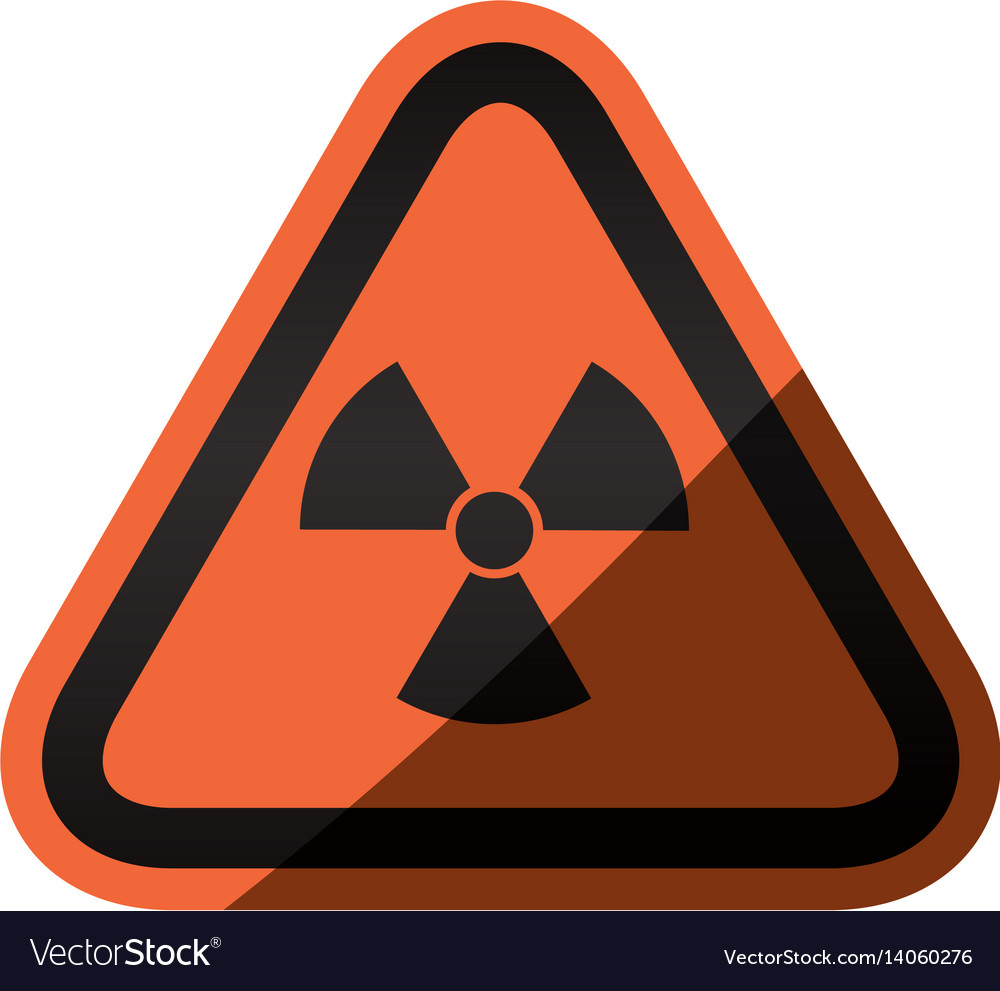 Nuclear sign advert Royalty Free Vector Image - VectorStock