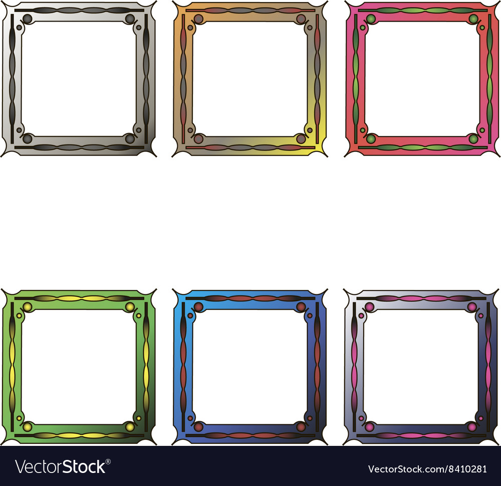 Frames1 Royalty Free Vector Image - VectorStock