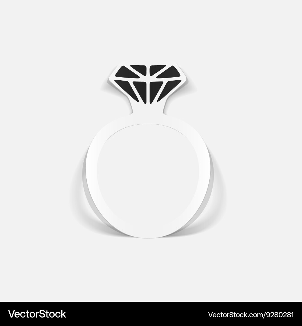 Realistic design element ring Royalty Free Vector Image