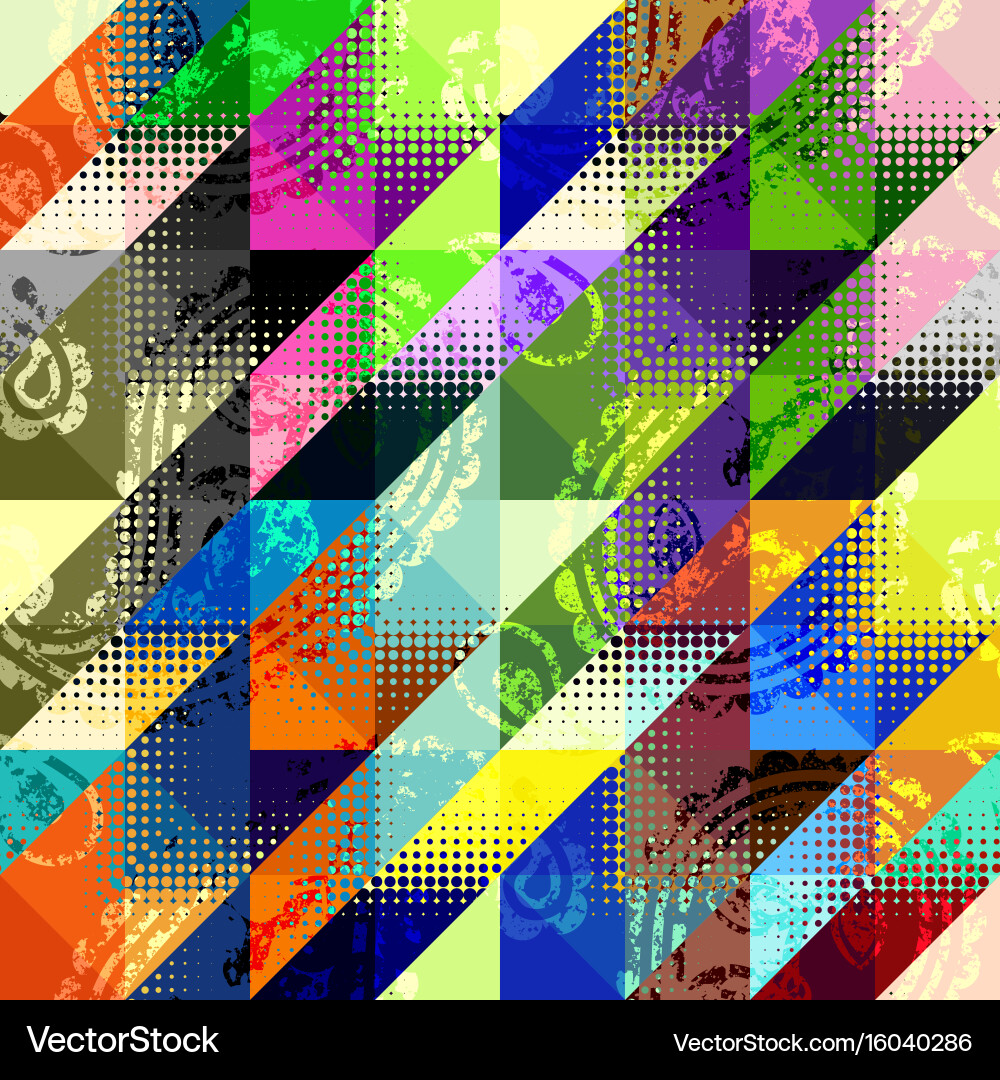 Geometric abstract pattern Royalty Free Vector Image