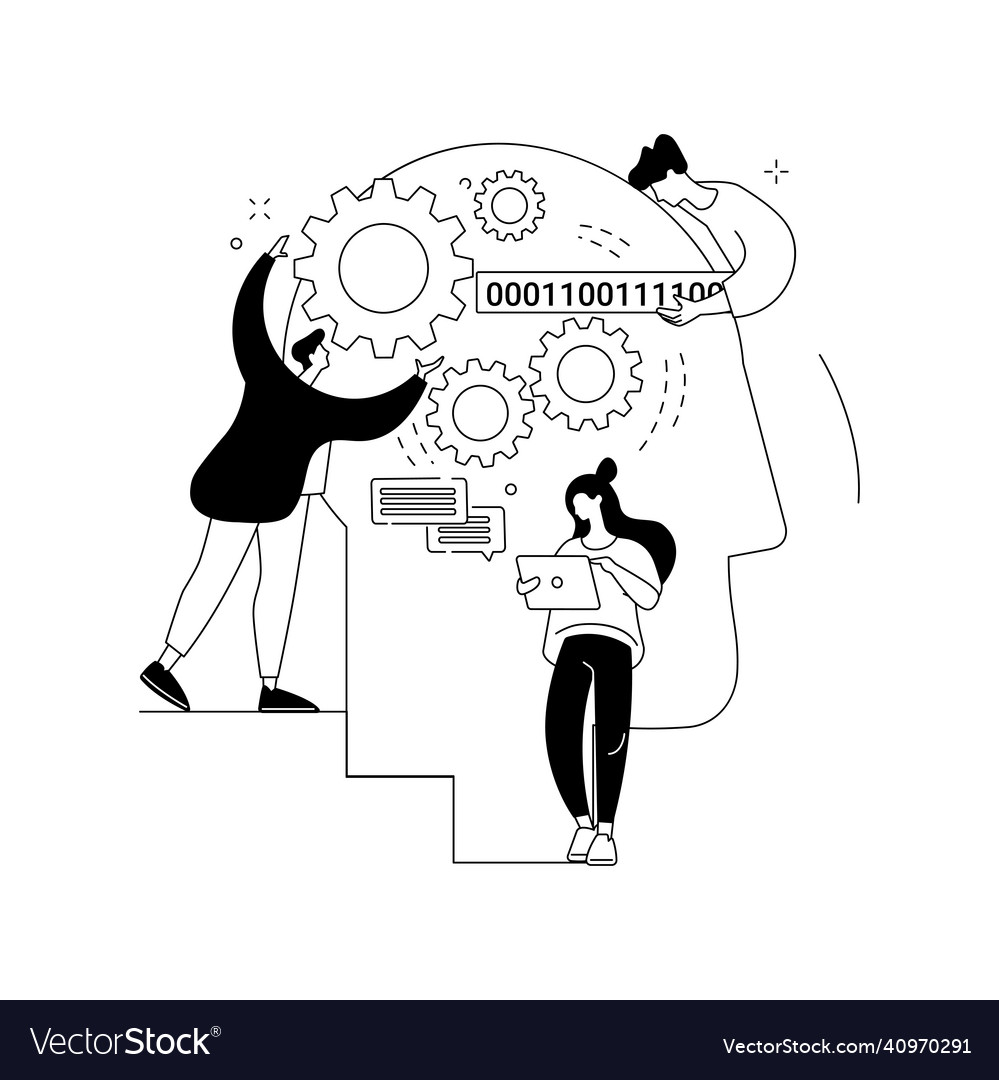 Artificial Intelligence Abstract Concept Vector Image Artificial Intelligence Abstract Concept Vector Image