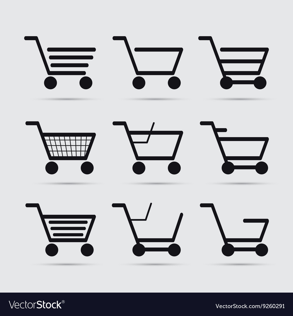 Shopping cart design commerce and store icon Vector Image