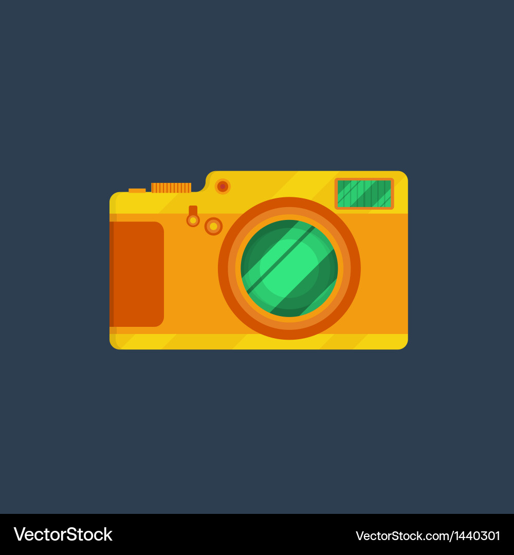 Retro camera Royalty Free Vector Image - VectorStock