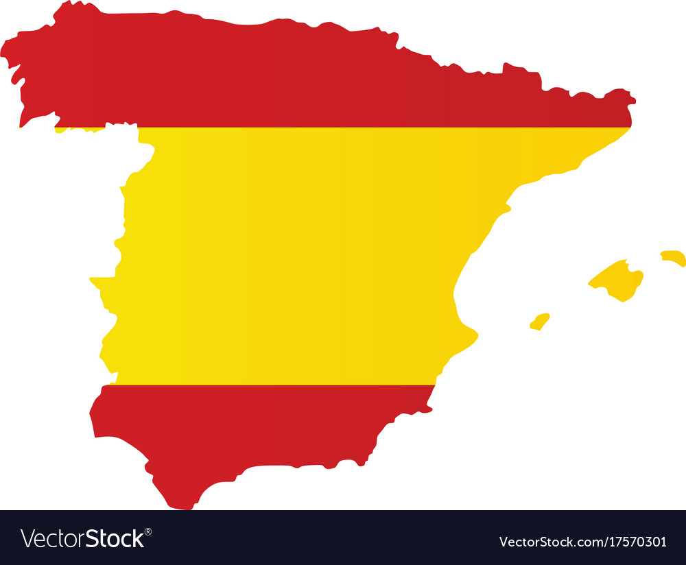 Flag Map Of Spain Free Vector Maps | My XXX Hot Girl