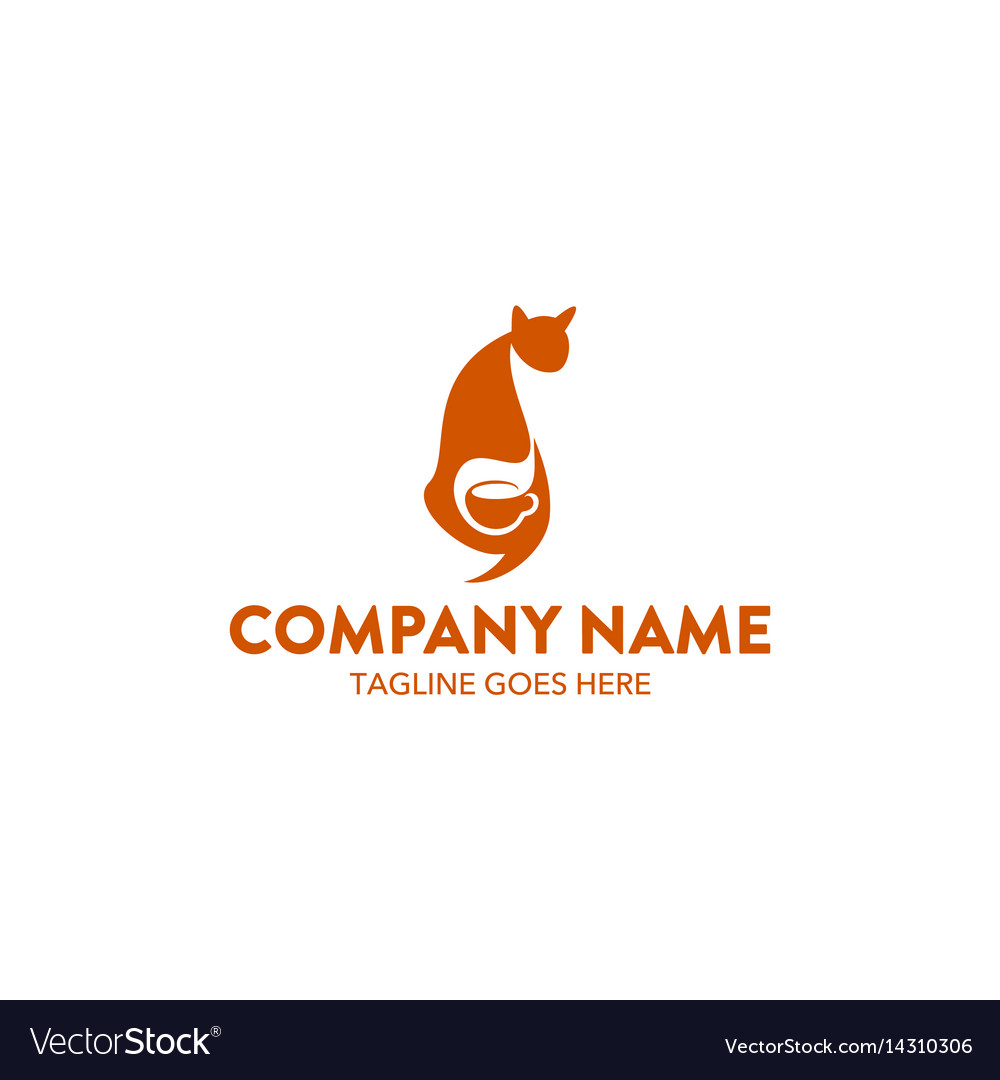 Cat logo-18 Royalty Free Vector Image - VectorStock