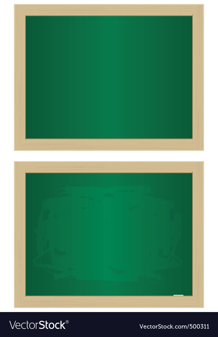 School blackboards Royalty Free Vector Image VectorStock