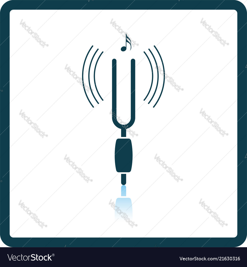 Tuning fork icon Royalty Free Vector Image VectorStock