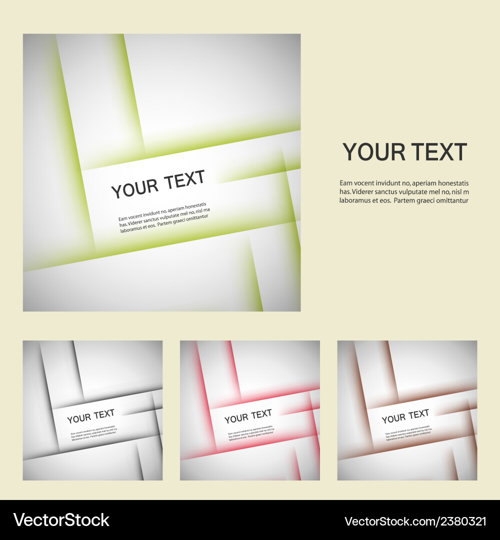 Set color line elements Royalty Free Vector Image