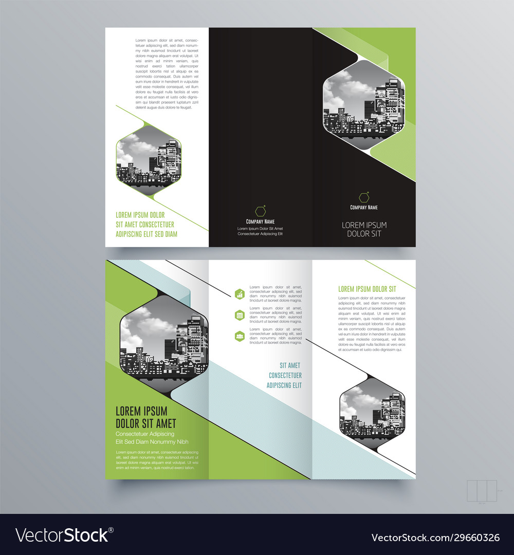 Brochure design 1668 Royalty Free Vector Image